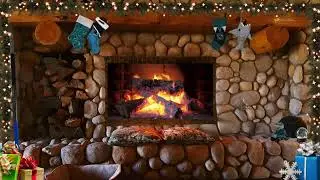 Shark City Hockey Yule Log | Christmas Fireplace