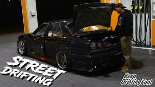 R34 Skyline vs F80 M3 Midnight Street Drifting | Streeto Vlog