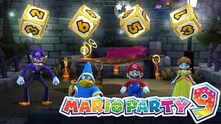 マリオパーティ9 ダイナマイトファクトリー | ワルイージ vs カメック vs マリオ vs デイジー | Mario Party 9 Board games | AlexgamingTV