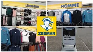 Zeeman arrivage vêtements femme et homme 26/11/2021