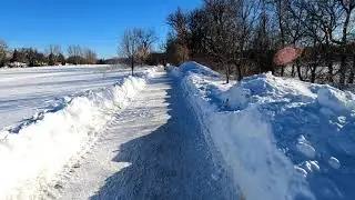 6K virtual run @ Churchill Park Drive Trail Winnipeg MB Canada
