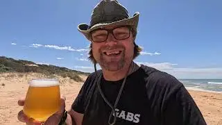 Tasting Moon Dog Pale Ale And Visiting Trinculo Ship Wreck On golden Beach.