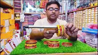 how to make bridal lahathi set #bangles#bridalsetlahathi#chuda