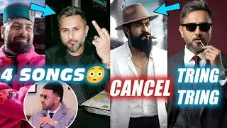 4 SONGS WITH YO YO HONEY SINGH😱 TOXIC SONG CANCEL❓😭 TRING TRING | GIPPY GREWAL ON COLLAB | EMIWAY