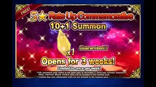 FFBE 5⭐️ Rate Up Commemorative 10+1 Summon 2019-11-14