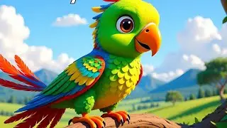 Main Tota Rang Biranga | Mitho Mitho Parrot Song | Kids Rhyme Urdu..