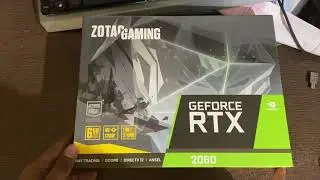 Zotac RTX 2060 Twin 6GB Unboxing