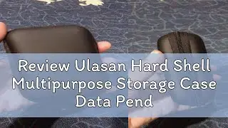 Review Ulasan Hard Shell Multipurpose Storage Case Data Pendrive Memory Card USB Cable Charger Digi