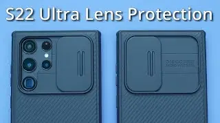 Samsung Galaxy S22 Ultra Case With Camera Lens Protection Built In - Nillkin CamShield Pro Case
