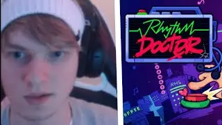 Goularte Jogando Rhythm Doctor