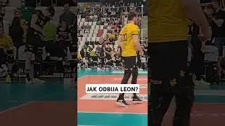 JAK ODBIJA LEON? #WilfredoLeon #siatk&oacute;wka #plusliga #reprezentacjapolski #shorts #viral #luklublin