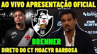 COLETIVA DE APRESENTAÇÃO DO BRENNER A AO VIVO - DIRETO DO CT - COLETIVA DO VASCO AO VIVO