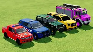 Volkswagen, Ford Explorer, Lizard RDX, GMC Yukon, Schlingmann TLF3000 With Transport Man Trucks