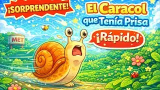 👉 El Caracol que Tenía Prisa 🐌😲 | Cuento Infantil