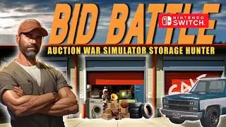 Bid Battle: Auction War Simulator Storage Hunter Gameplay Nintendo Switch