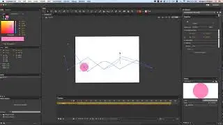 Adobe Animate: Ball Bouncing Across a Stage with Squash and Stretch