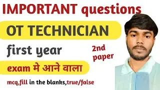 OT technician very most important questions answer. Dott exam preparation.