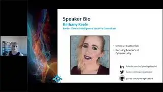 OSINT and the Dark Web: Using OSINT to gather threat intelligence (Bethany Keele, VerSprite)