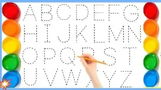 Learn ABCD Letters with Phonics | English Alphabet Tracing for Kids | A - Z Writing for Toddlers