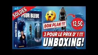 PEUR BLEUE TRILOGIE COLLECTION ★ 3 POUR LE PRIX D'1 ! BON PLAN SOLDES ! COFFRET BLU-RAY UNBOXING