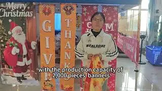 Holiday Banners for Christmas, New Year & More | Direct from Factory