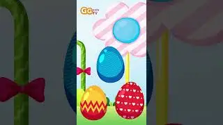 Красочные яйца с сюрпризом #шорты #детские стишки #яйца-сюрпризы