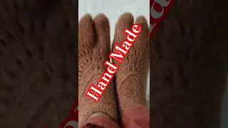 #Beautiful Thumb Socks #HandKnitted Ladies Socks #song(Babul de vehre) #trending #ytshort