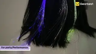 Novelty LED Glowing Hair Braid Extensions 5pcs - Gearbest.com