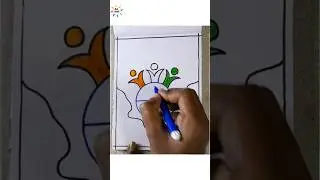 🇮🇳🤝National Unity Day Drawing/Rastriya Ekta Diwas Drawing/Unity in Diversity Drawing #viral #shorts