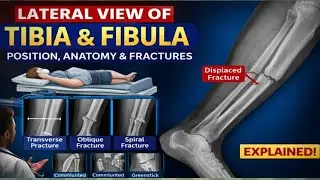 Tibia & Fibula Lateral View X-Ray | Easy Radiography Positioning | Exam + Clinical + Theory class