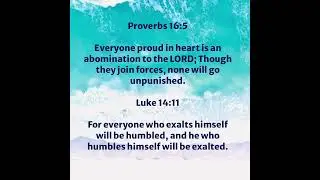 Being proud in the heart has consequences.  #proud #pride #heart #abomination #unpunished