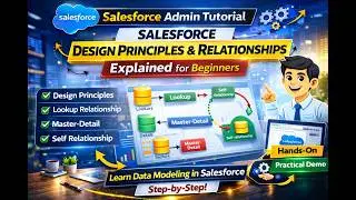 Salesforce Admin Tutorial | Salesforce Design Principles & Relationship Types