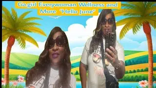 Happy New Month Hello June 🌸⛱️🍸🚶&zwj;♀️June Awareness Wellness Challenges Summer Merch
