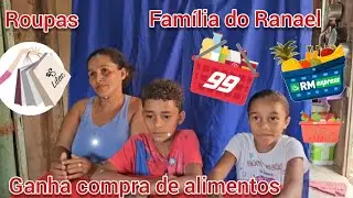 FAMÍLIA DO RANAEL GANHA COMPRA DE ALIMENTOS E VÃO A LOJA  COMPRAR ROUPAS  VEJA @Elizeu Silva TV