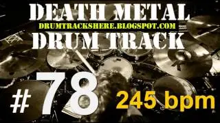 #78 DEATH METAL | DRUM TRACK 245 bpm