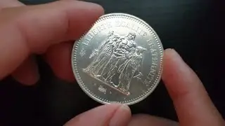 Hercules 50 Francs 1977 - French Silver Coin