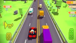ब्लॉकी हाईवे गेम्स  blocky highway gems | shaurya kids #kidsstory #freefire #hindistories #gems