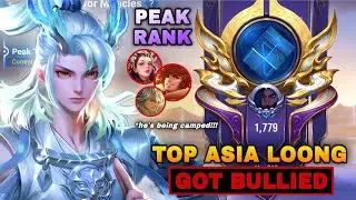 TOP ASIA LOONG GOT BULLIED & CAMPED IN EARLY TO MID GAME IN PEAK TOURNAMENT! | LOONG BUILD & ARCANA