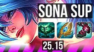 SONA & Jhin vs YUNARA & Senna (SUP) | EUW Master | 25.15