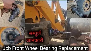 JCB Front Wheel Bearing Fitting || Jcb 3dx Front Wheel Bearing Number #jcbrepair