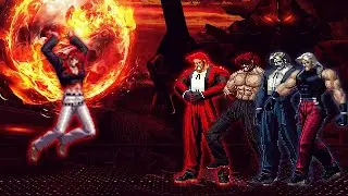 [KOF Mugen] Iori Yasakani XIII Vs master Rugal Team