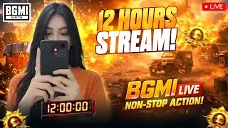12 HOURS STREAM CHALLENGE | CHALLENGE STREAM |SHIVI IS LIVE |ROYAL PASS GIVEAWAY