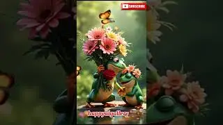 🐸 Frog Proposal |Romantic Frog Couple Love Story ❤️✨#FrogLove #Frog #Cute #RomanticFrogs #LoveStory