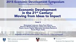 Economic Development Symposium: Panel 2