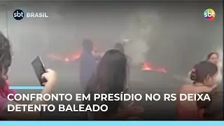 Detento &eacute; baleado durante vistoria em pres&iacute;dio de Pelotas (RS)| #SBTBrasil