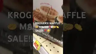 krogers 🎈Waffle maker! 🧇🍽On SALE NOW!! $24.99