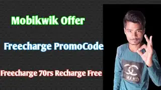 Mobikwik Gullak Offer | Freecharge  new Promocode | Freecharge 70rs Recharge Free