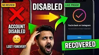 How to Recover Permanently Disabled Instagram Account 2026 | 100% Live Proof