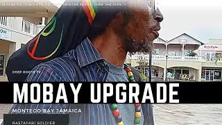 Montego Bay Jamaica shopping Favorite Rasta man Rastafari Soldier Deep Roots Tv