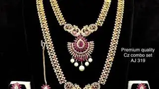 AJ code jewellery collection - Latest Bridal Sets jewelry collection - Janu Jewelry Collections